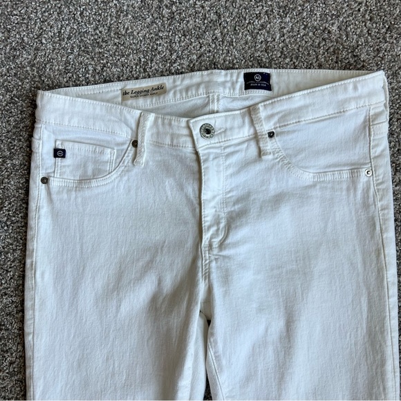 AG Adriano Goldschmied White Legging Ankle Skinny Jean, size 29, Made in USA - Picture 2 of 10